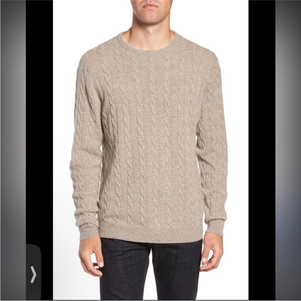 Men’s cashmere sweater Sz Large